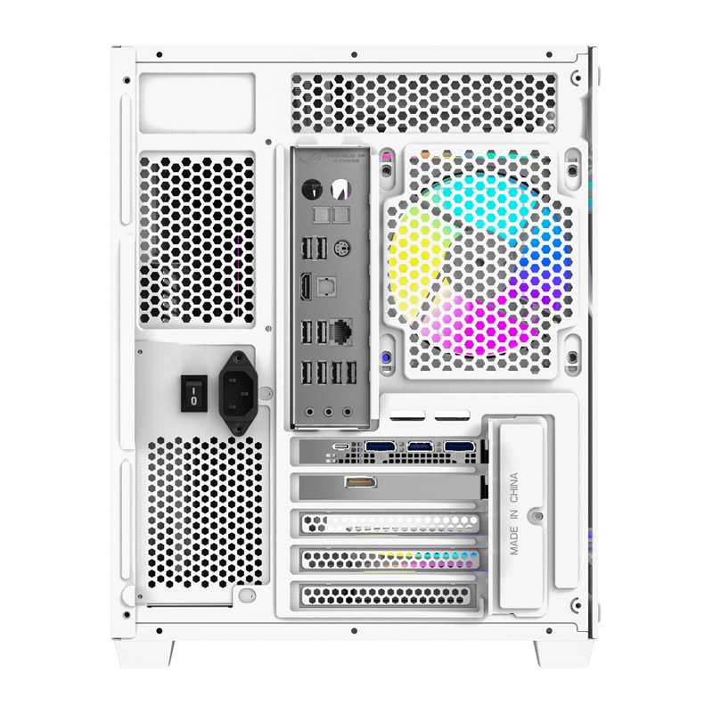 DarkFlash B275 PRO datorchassi (vitt) + 6 fläktar