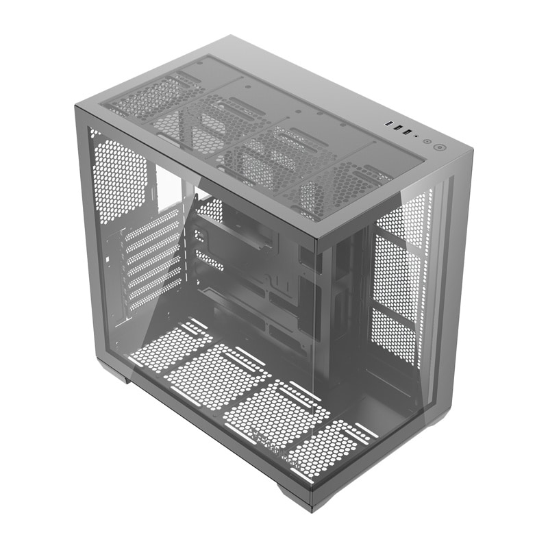 DarkFlash C280 datorchassi (svart) + 7 fläktar