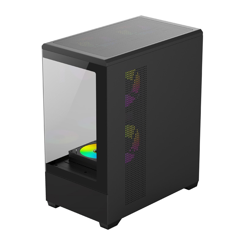 DarkFlash C365 datorchassi (svart) + 5 fläktar