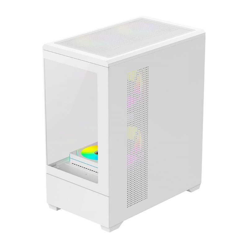 DarkFlash C365 datorchassi (vitt) + 5 fläktar