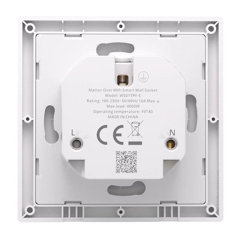 Sonoff WS01TPF-E WiFi Smart vägguttag (typ F)