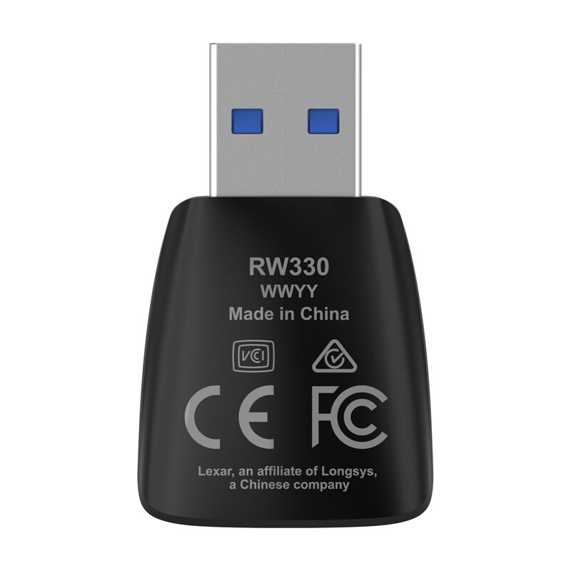 Lexar RW330U USB 3.2 micro SD, UHS-I minneskortläsare
