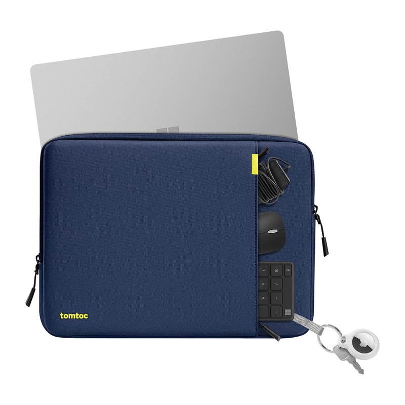 TOMTOC Defender-A13 Fodral för bärbar dator + 14" fodral Set (Marinblå)