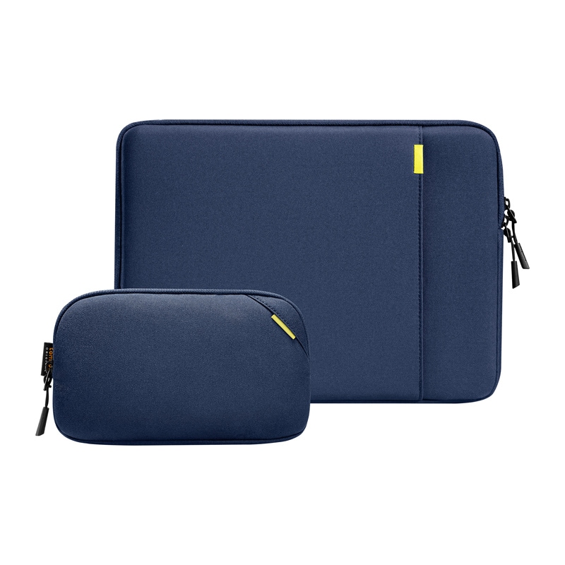 TOMTOC Defender-A13 Fodral för bärbar dator + 14" fodral Set (Marinblå)