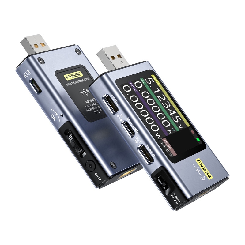 FNIRSI FNB58 BT USB-porttestare med Bluetooth