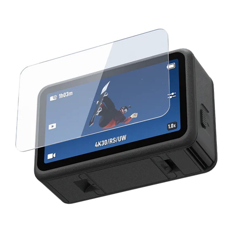 Telesin härdat glas set för DJI Osmo Action 6 (2x objektiv + skärm)