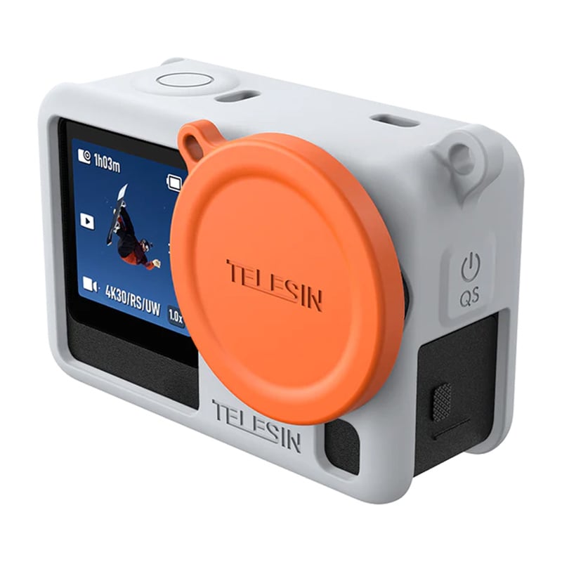 Telesin Silikonskyddsfodral för DJI Osmo Action 6 (Grå)