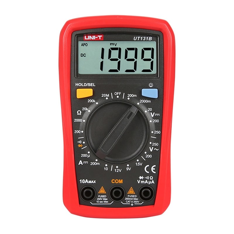Uni-T digital multimeter UT131B i handflatestorlek