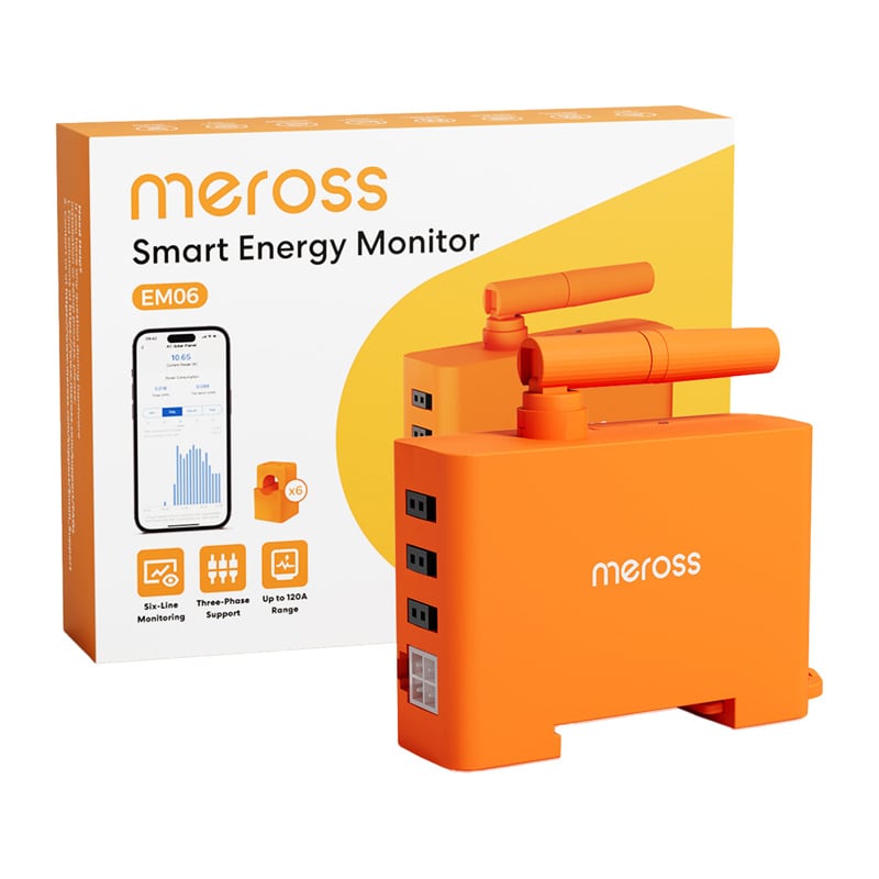 MEROSS EM06P-EU – smart energimätare med Wi-Fi