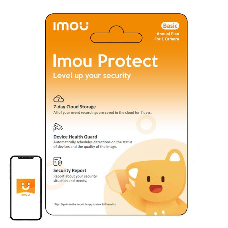 IMOU Protect Basic-presentkort (årsabonnemang)