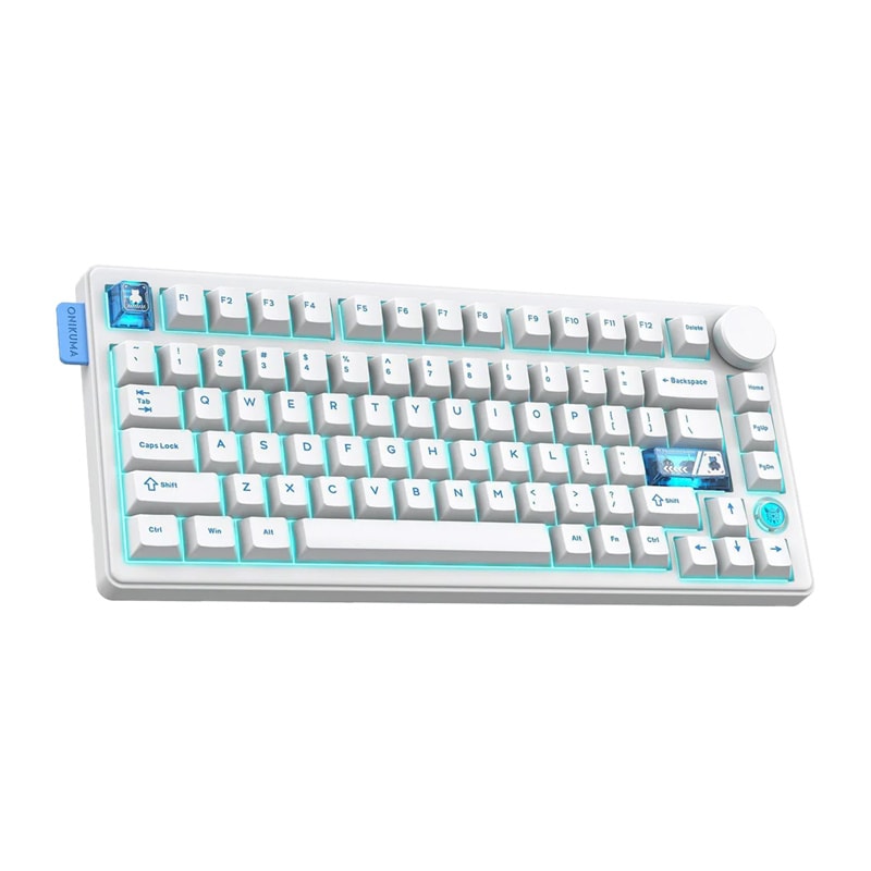 ONIKUMA MT706 tangentbord (vitt) (QWERTY)