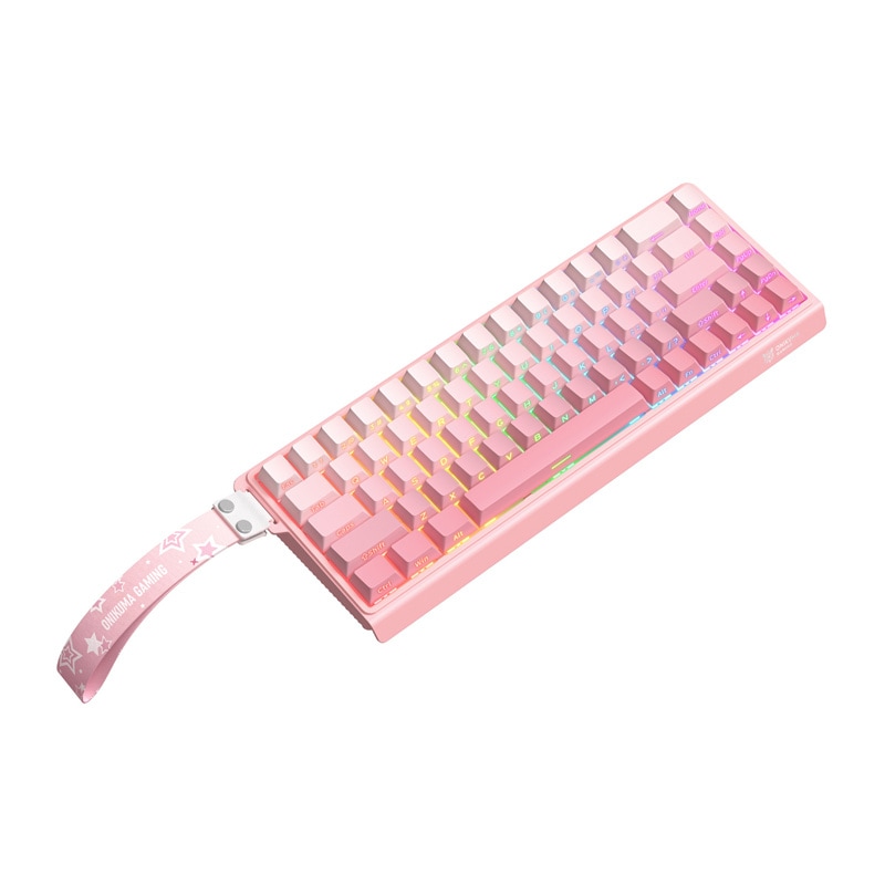 ONIKUMA G69-tangentbord (rosa) (QWERTY)