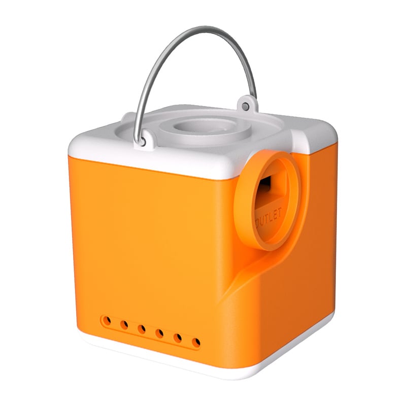 Flextail Nano Pump 5C1 bärbar pump (orange)