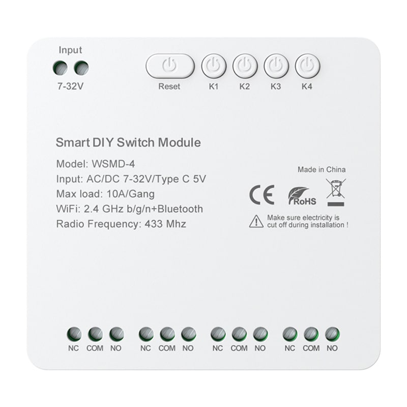 Gör-det-själv: Avatto WSMD-4 32 V smart strömbrytarmodul