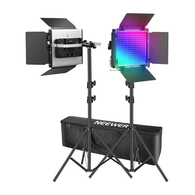 LED-lampa Neewer 2×660 PRO II RGB 2×200 cm