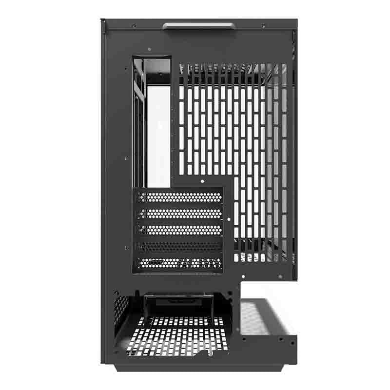 Darkflash F1-datorchassi (svart) + 6 ARGB-fläktar