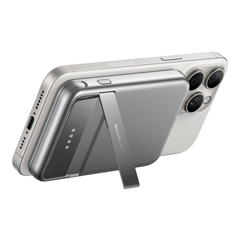 EcoFlow RAPID magnetisk powerbank, 5000 mAh, (silver).