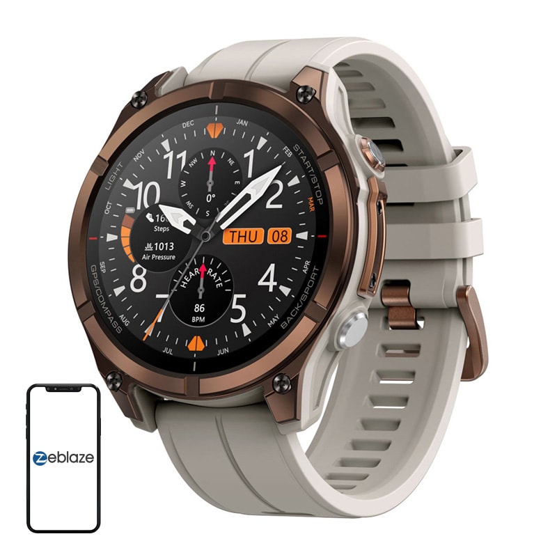 Zeblaze Stratos 4 Pro smartklocka (brun)