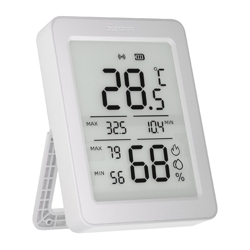 Sonoff ZigBee SNZB-02DR2 temperatur- och fuktighetssensor, 2-pack