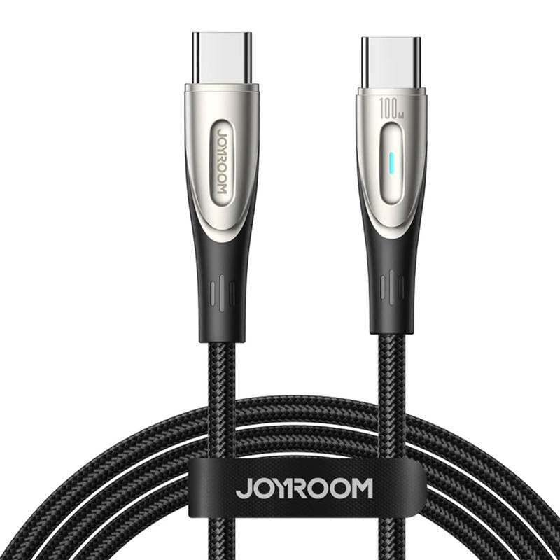 Kabel Star-Light USB-C till USB-C SA27-CC5 / 100 W / 1,2 m (svart)