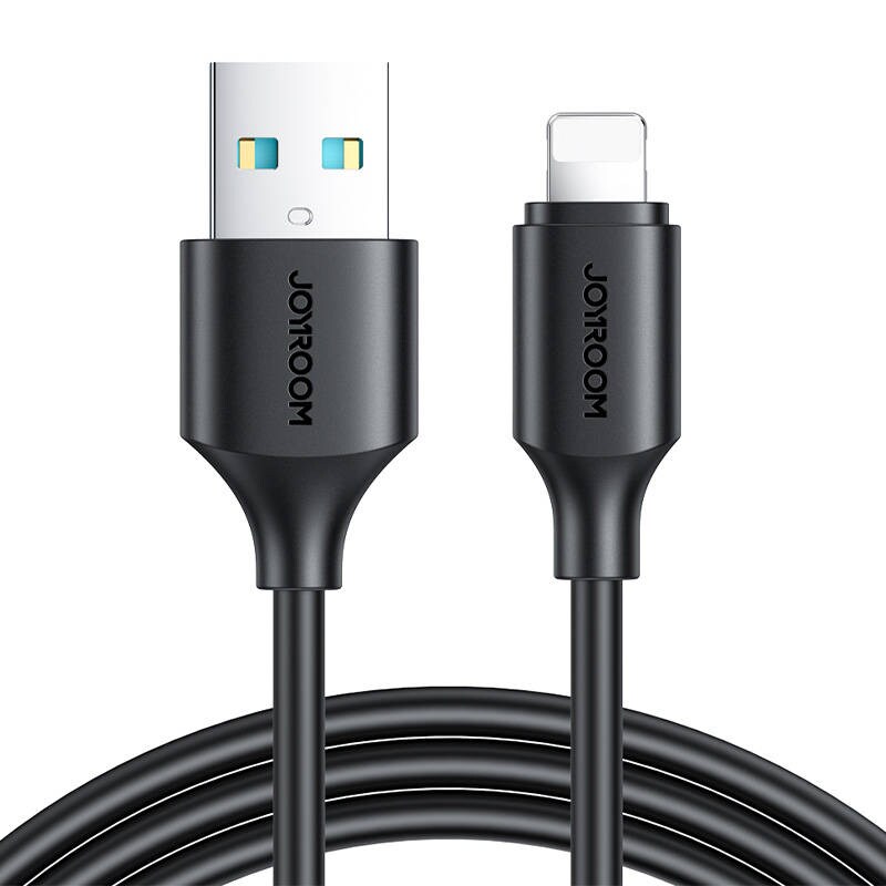 Kabel till USB-A / Lightning / 2,4 A / 0,25 m Joyroom S-UL012A9 (svart)