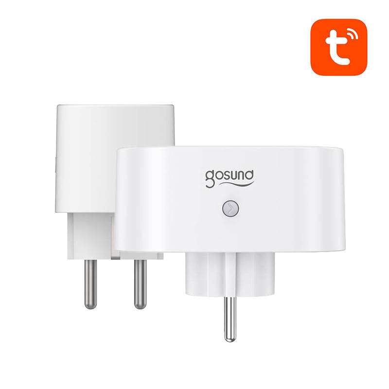 Gosund SP211 – smart dubbelkontakt med Wi-Fi (2-pack) 3500 W Tuya