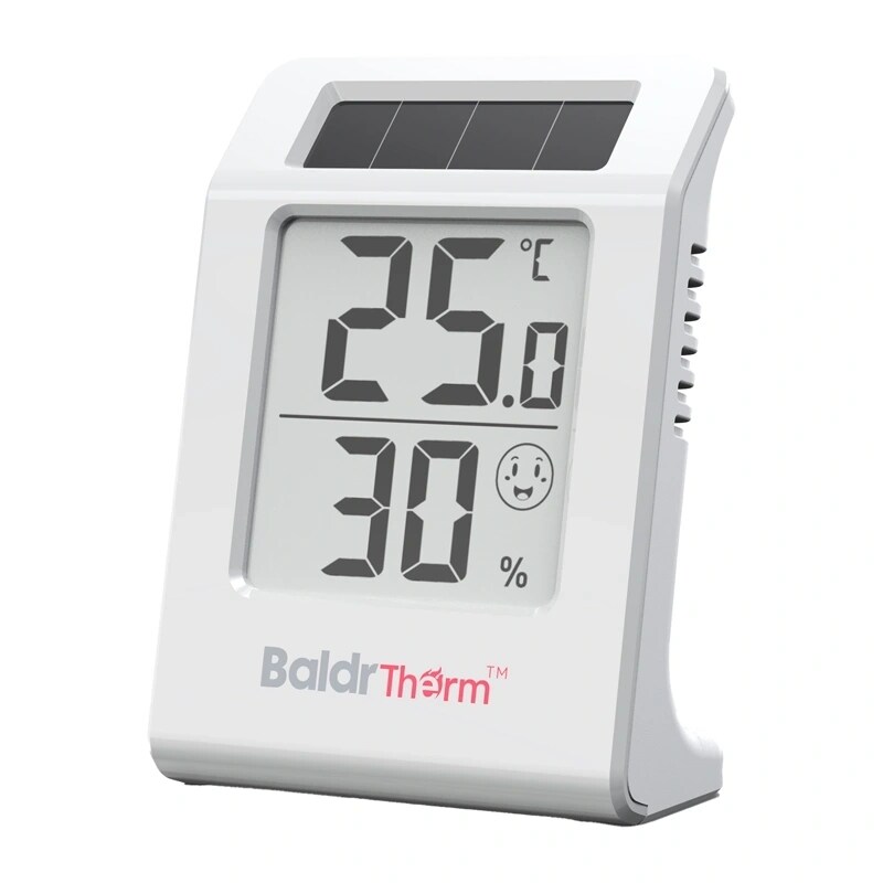 BALDRTHERM E0587TH Solcelledrevet termohygrometer