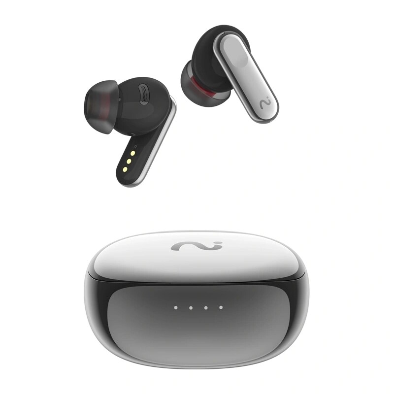 VIAIM Nano+ AI-öronsnäckor med röstinspelare (silver)