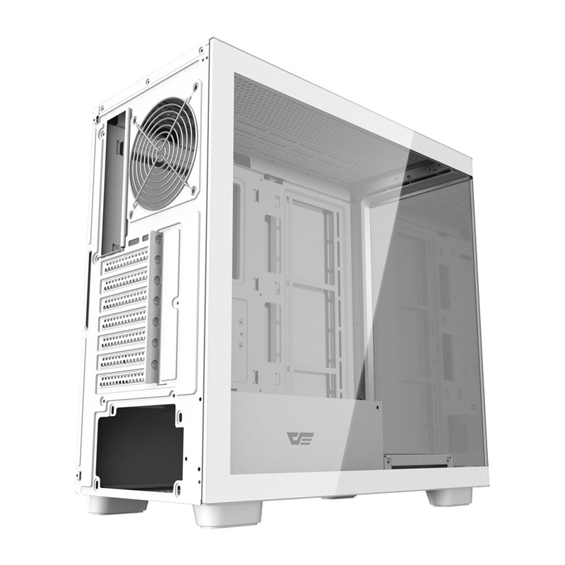 DarkFlash DS900G datorchassi (vitt)