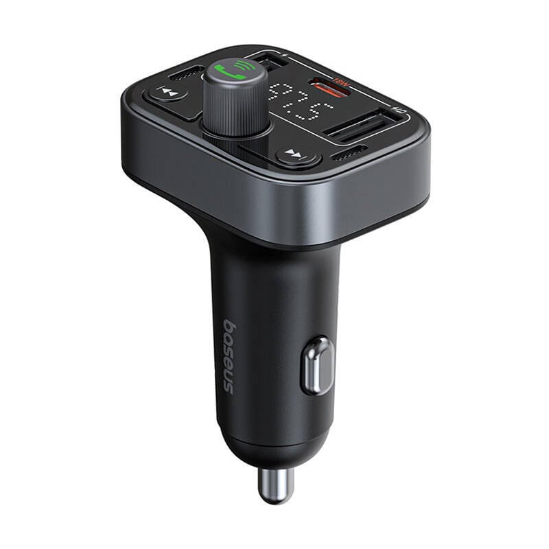 FM-sändare Baseus S-09 Pro, Bluetooth (svart)