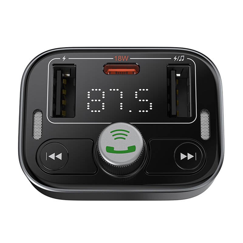 FM-sändare Baseus S-09 Pro, Bluetooth (svart)