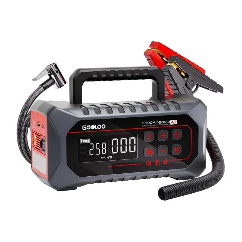 GOOLOO A7 88,8 Wh startbooster med luftpump