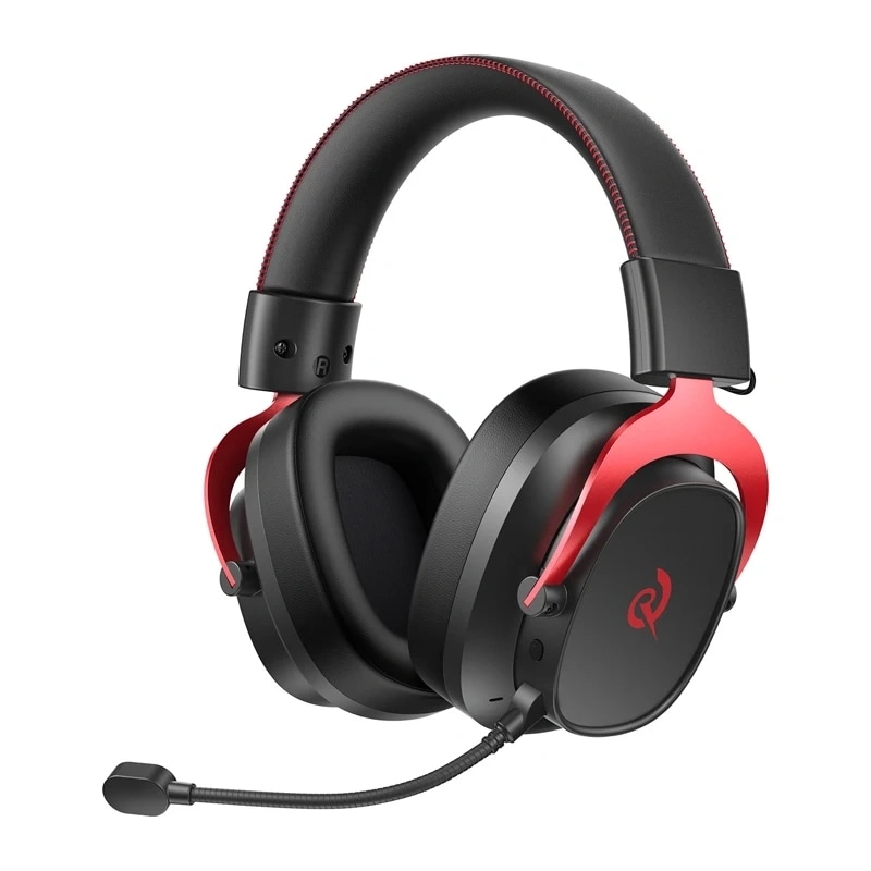 QCY Heroad VT200 gaminghörlurar (svart och rött)