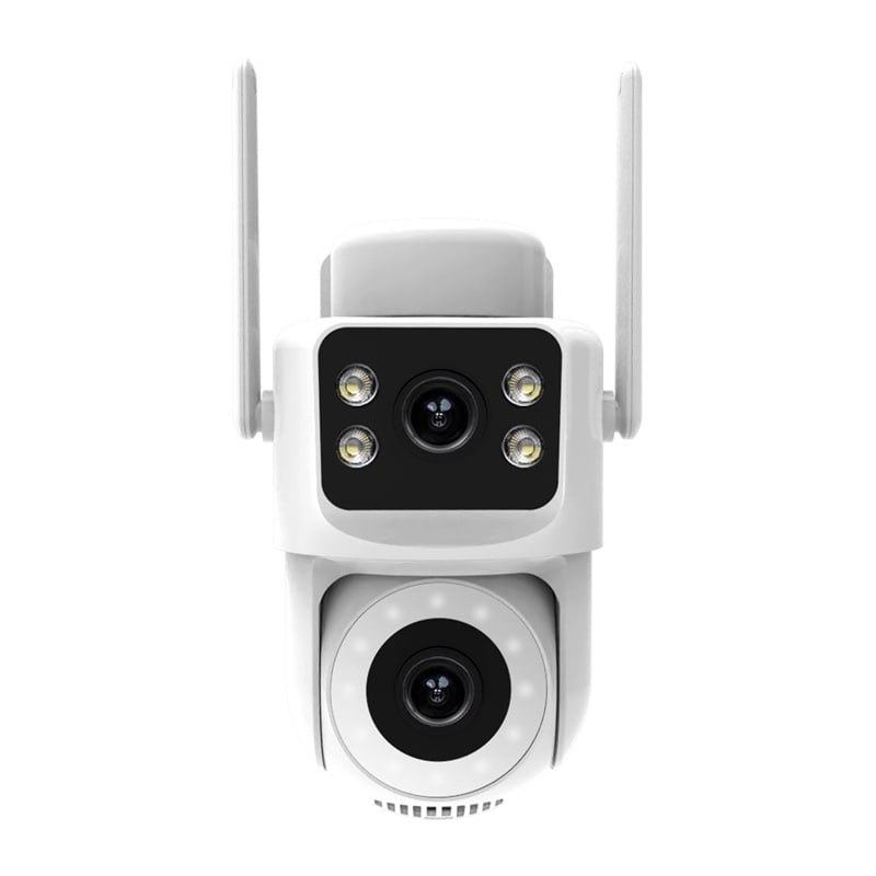 MOES WCM-Q29 8 MP Wi-Fi-IP-kamera med dubbla objektiv