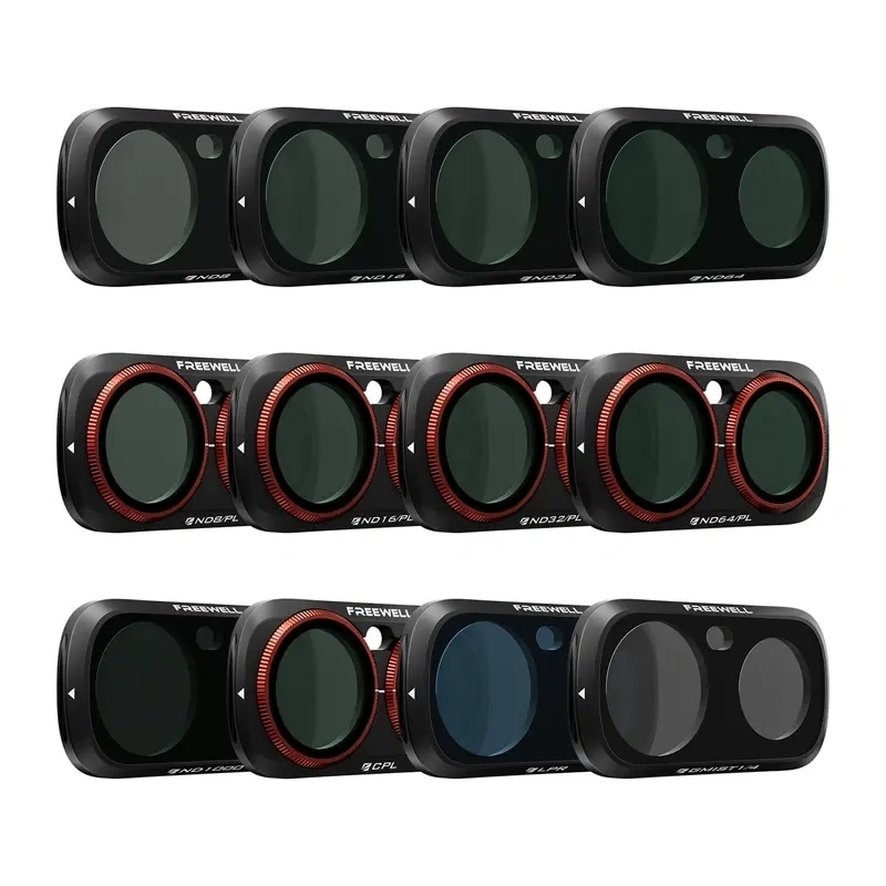 Freewell Insta360 Luna Ultra-filterset (12 delar)