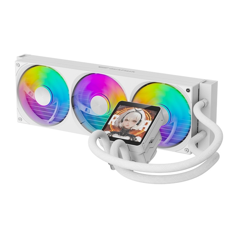 DarkFlash DV360S MAX CPU-kylare (vit)