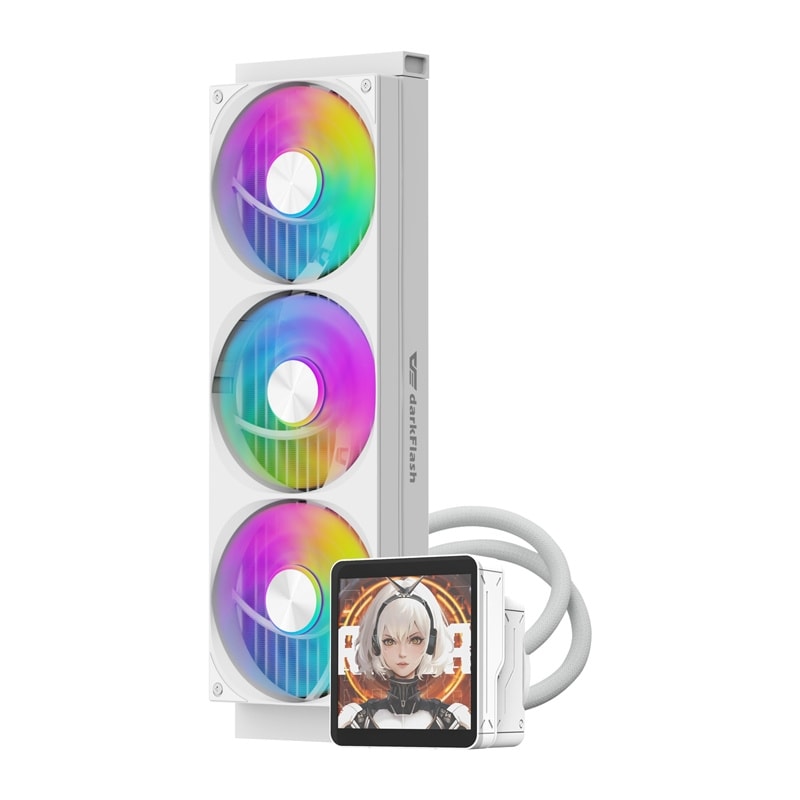 DarkFlash DV360S MAX CPU-kylare (vit)