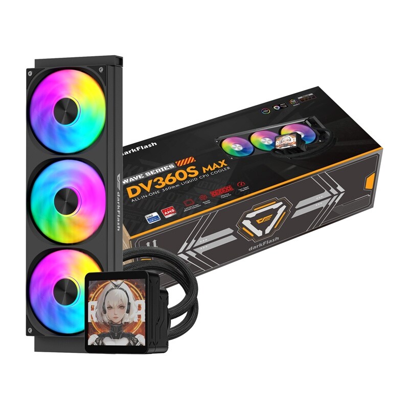 DarkFlash DV360S MAX CPU-kylare (svart)