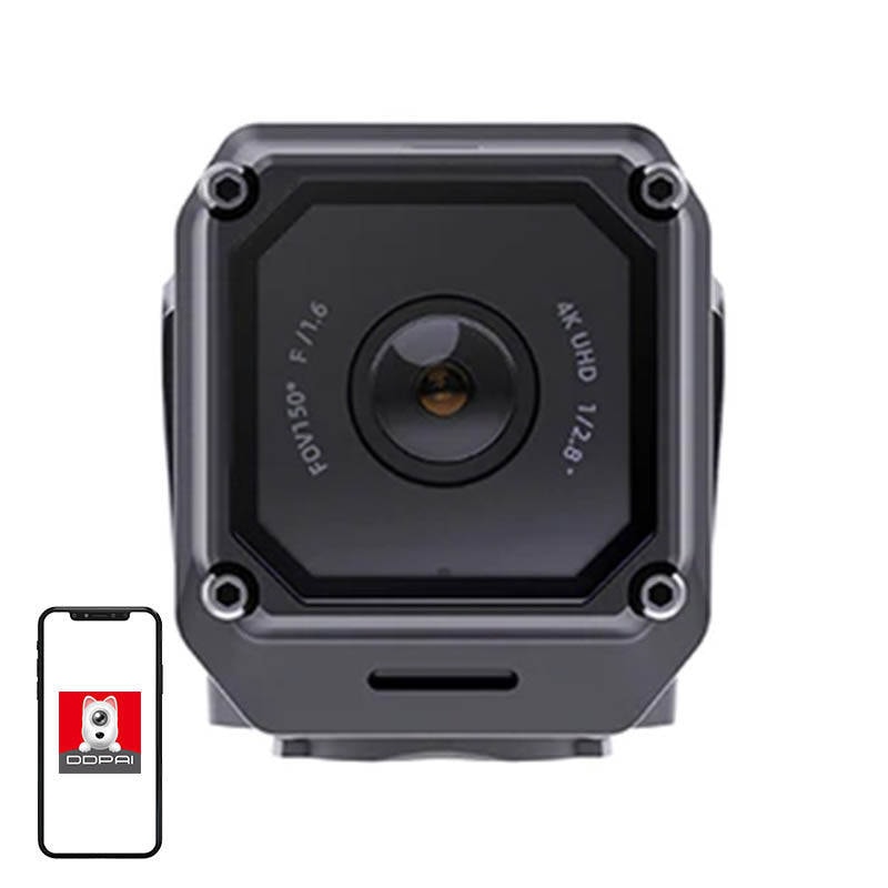 DDPAI Ranger -ajokamera, GPS, WiFi, 4K, moottoripyörä