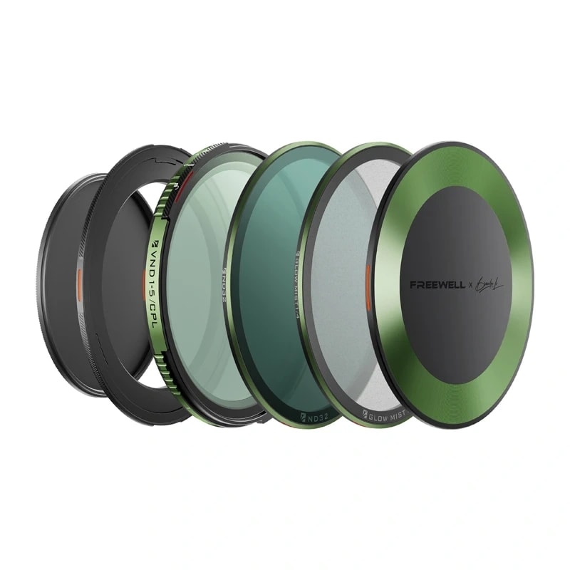 Sats med variabelt ND-CPL-filter Freewell Brandon Li 72 mm