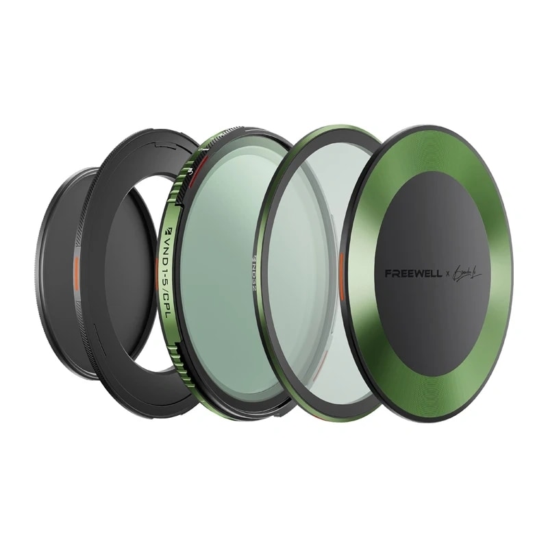 Sats med variabelt ND-CPL-filter Freewell Brandon Li 67 mm