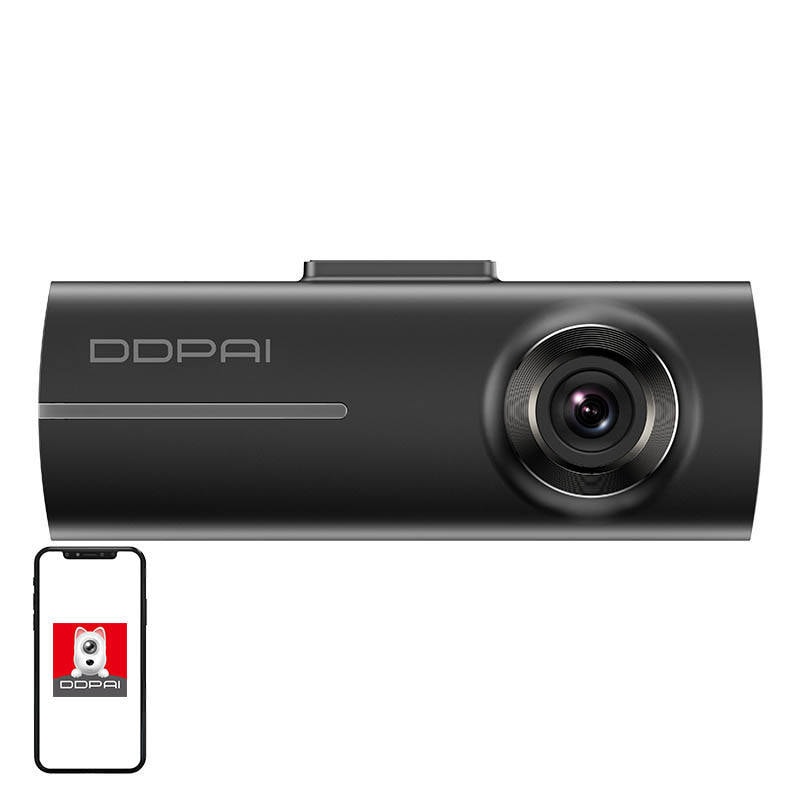 DDPAI N1 -kaksoisautokamera, WiFi, 1296p + takakamera, 1080p