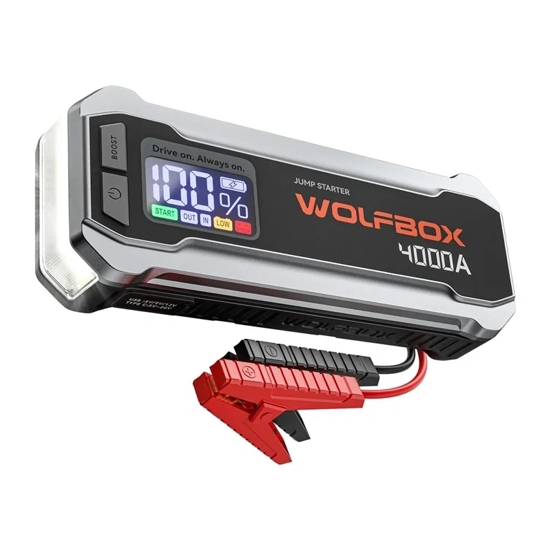 WOLFBOX MegaVolt 24 24 000 mAh 4 000 A startkabel