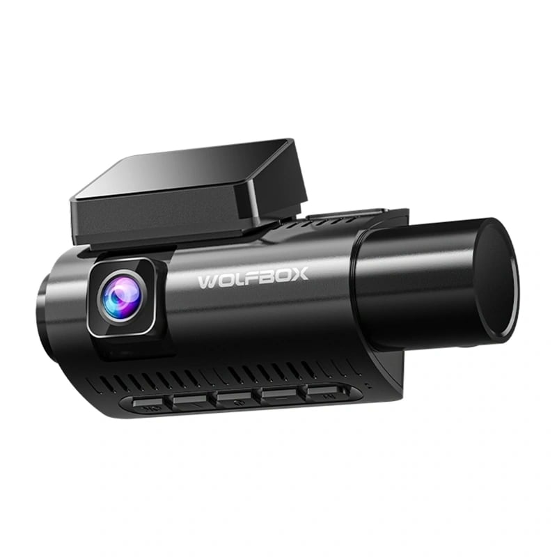 WOLFBOX i07 WiFi 2,5K + 1080p ajoneuvokamera