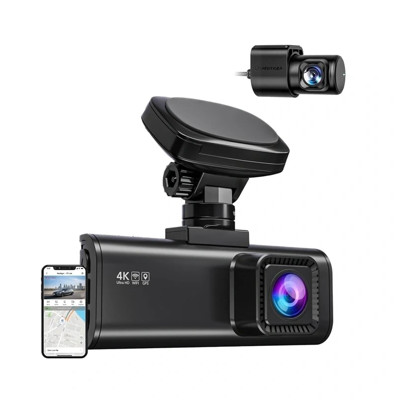 REDTIGER F7N Pro WiFi 4K + 1080p -ajokamera