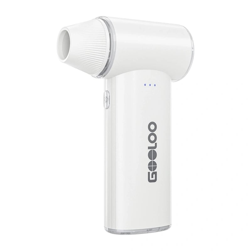 GOOLOO F3 elektrisk fläkt (vit)