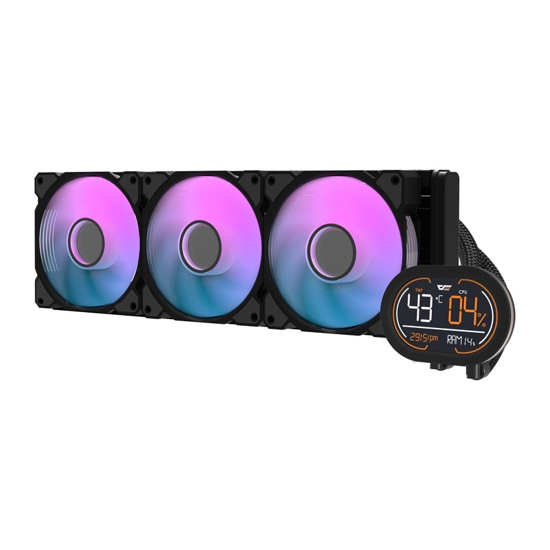 Darkflash DH360D v2 CPU-kylare (svart)