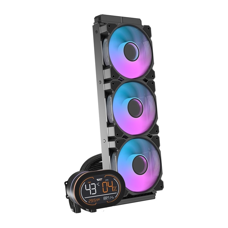 Darkflash DH360D v2 CPU-kylare (svart)