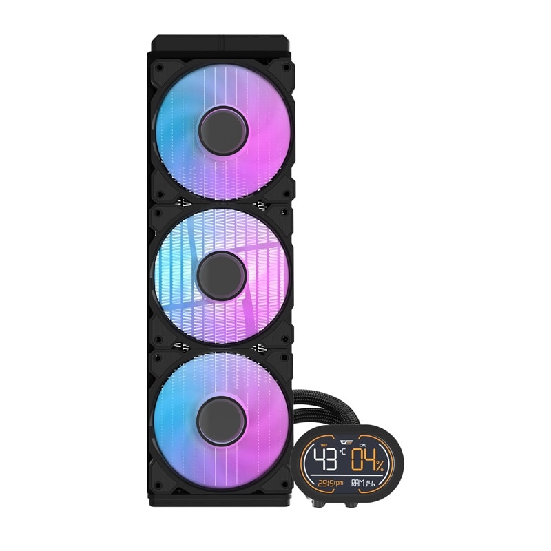 Darkflash DH360D v2 CPU-kylare (svart)