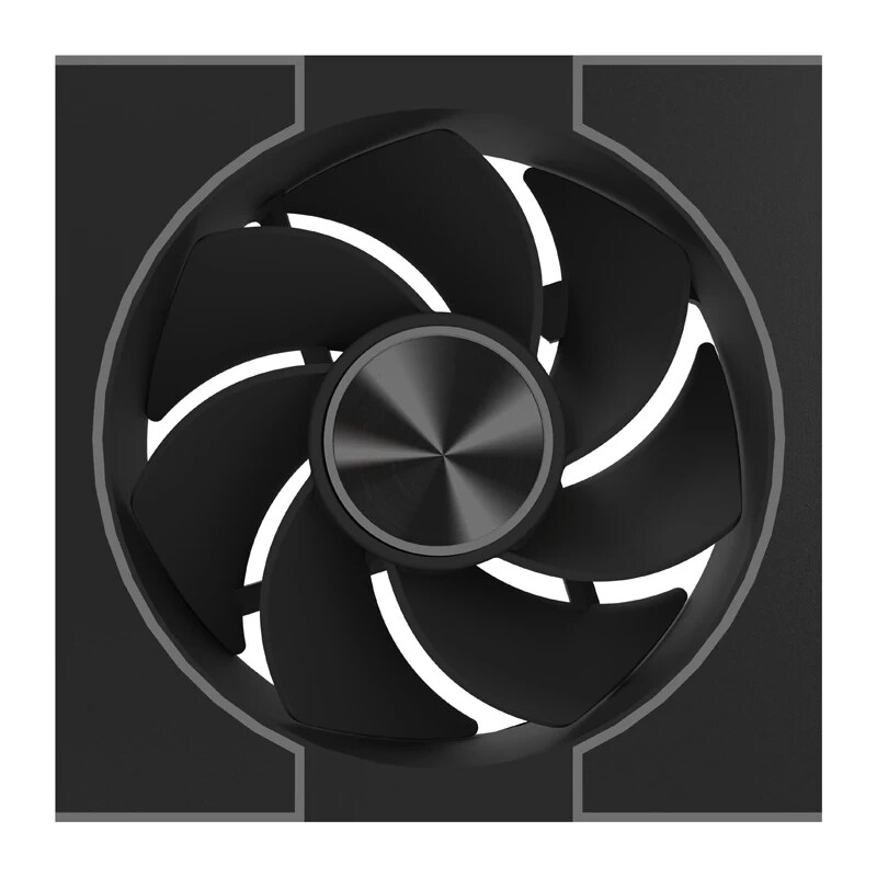 Fläkt DarkFlash DM8 LINE (svart)